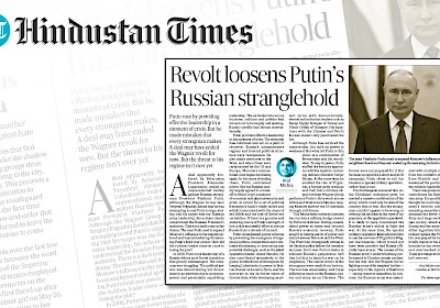 Revolt loosens Putin’s Russian stranglehold