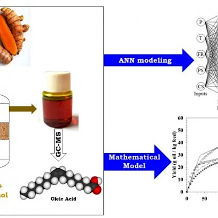 Optimization of Supercritical fluid extraction process for the selective extraction of Turmeric root and Carrot seed: ANN and DoE Modelling
