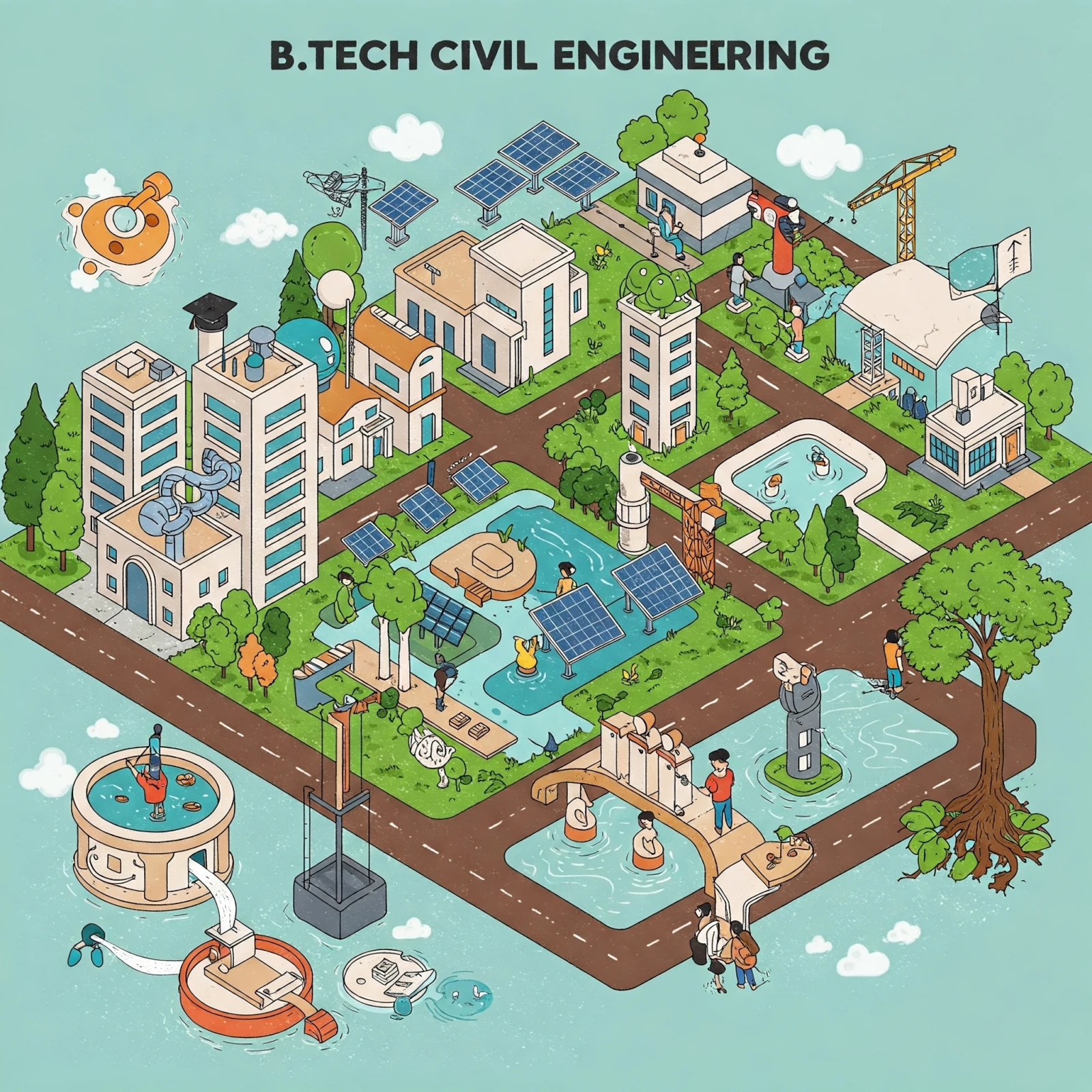 B Tech Civil Engineering - Innovate for a Sustainable Tomorrow