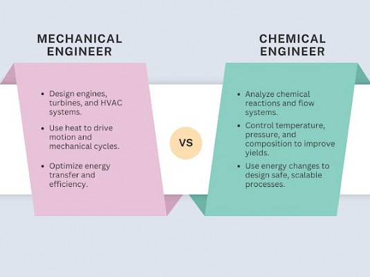 chemical engineering vs mechanical engineering