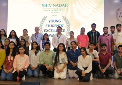 Shiv Nadar University, Dainik Jagran felicitate Class 12 toppers