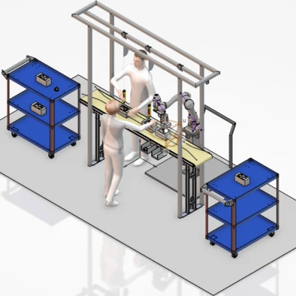 A Digital Twin Development for Collaborative Human-Robot Work Allocation in Assembly Line System