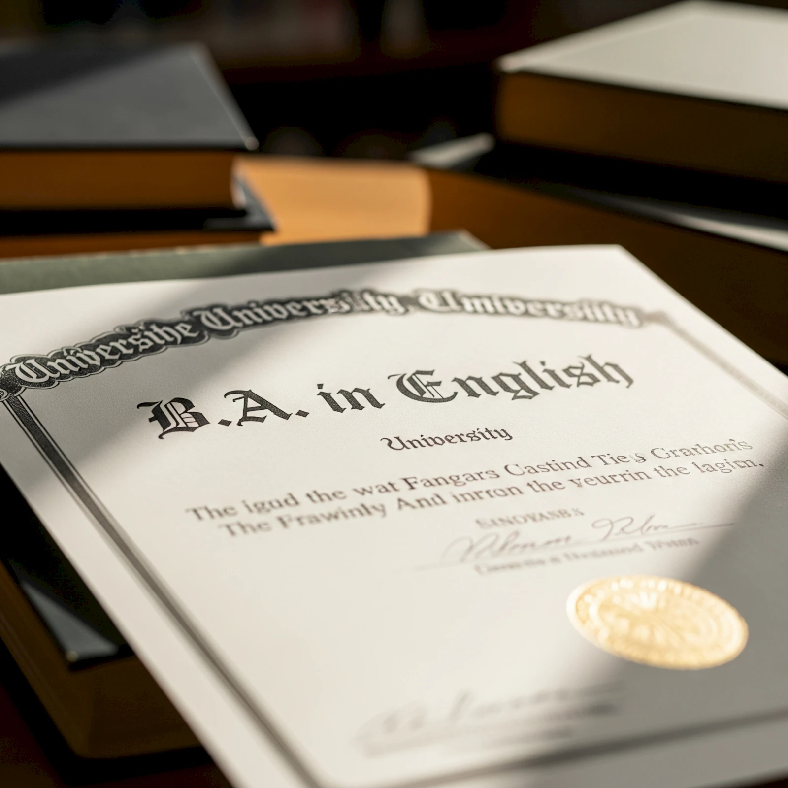 B. A. in English: Crafting Words, Shaping Worlds