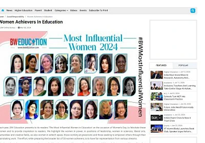 Women Achievers In Education
