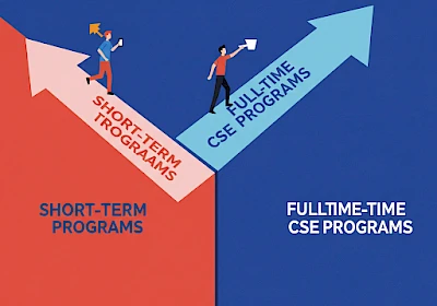 Fast-Track Your Tech Career: Short-Term vs. Full-Time CSE Programs