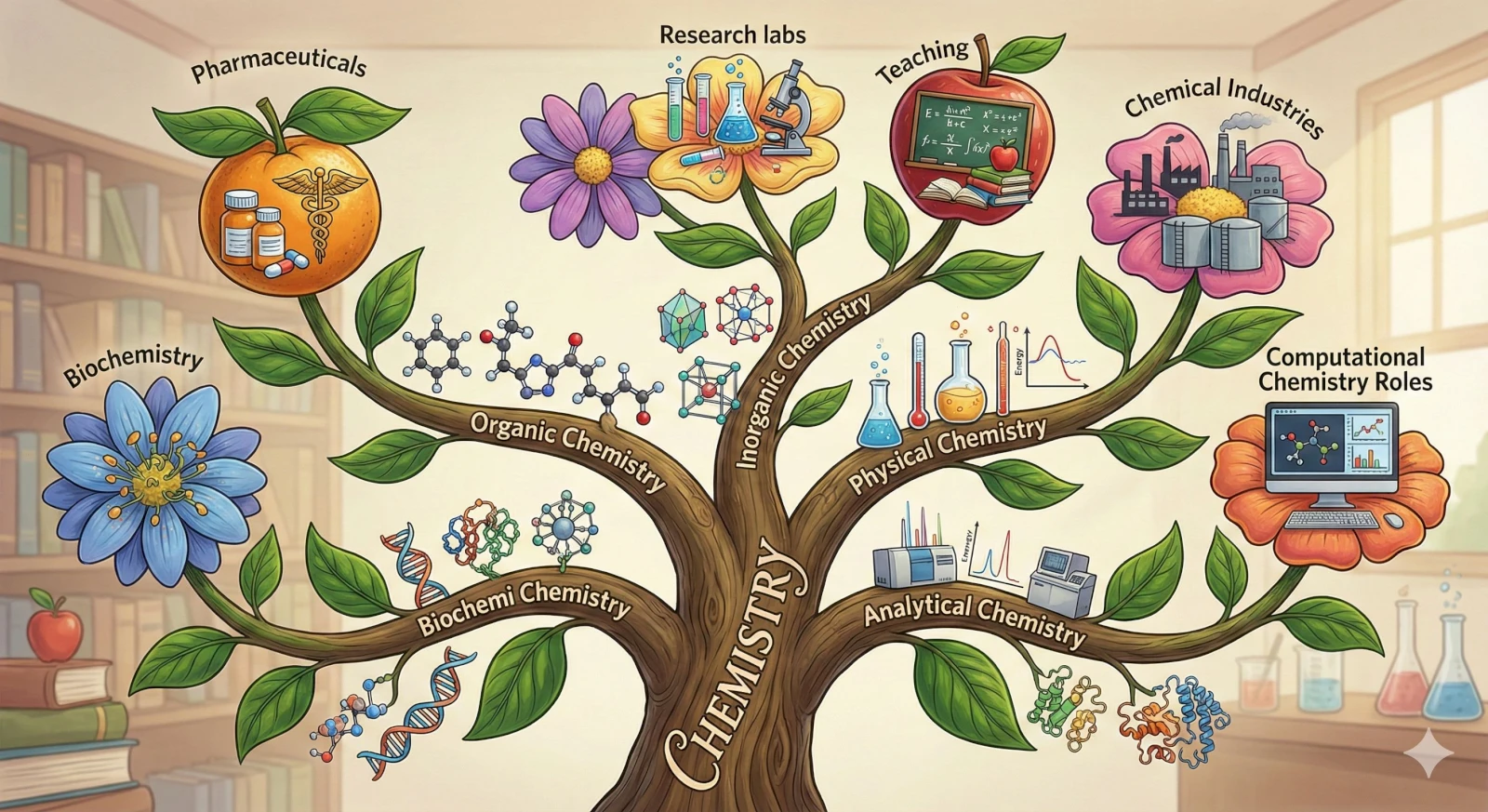 We live in a chemical world. Learn the basics through a B.Sc. in Chemistry.