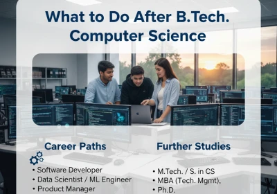 What to Do After B.Tech. Computer Science: Job vs Higher Studies vs Startups?