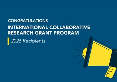 2026 International Collaborative Research Grant Winners