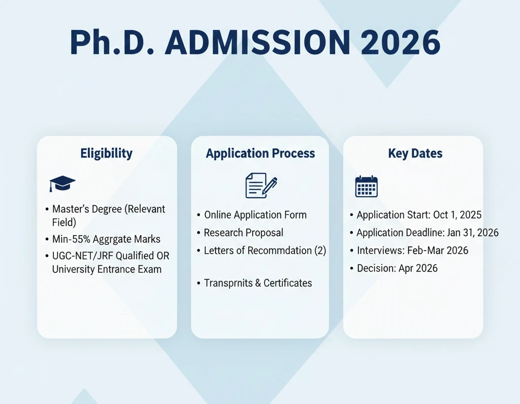 Ph.D. Admission 2026
