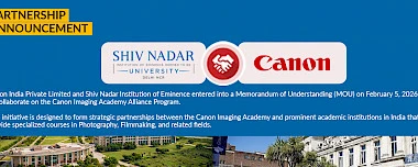 Shiv Nadar Institution of Eminence signs MOU with Canon India Private Limited