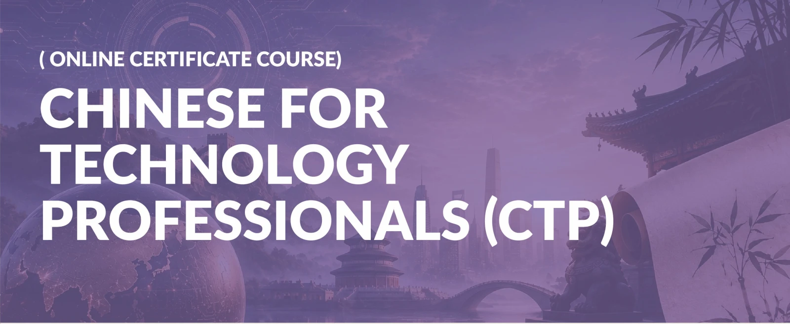 Certificate Programme in Chinese for Technology Professionals (CTP)
