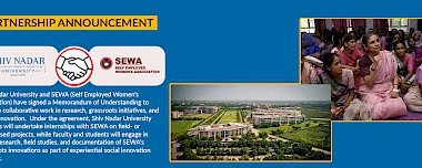 SEWA and Shiv Nadar University sign MoU