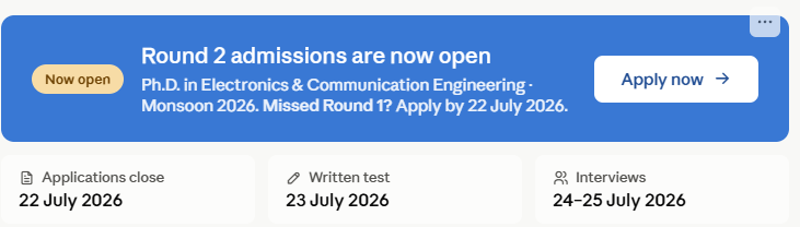 Apply for Ph.D.
