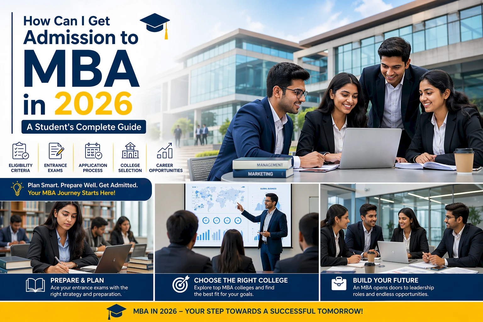 Step by step guide for MBA admission