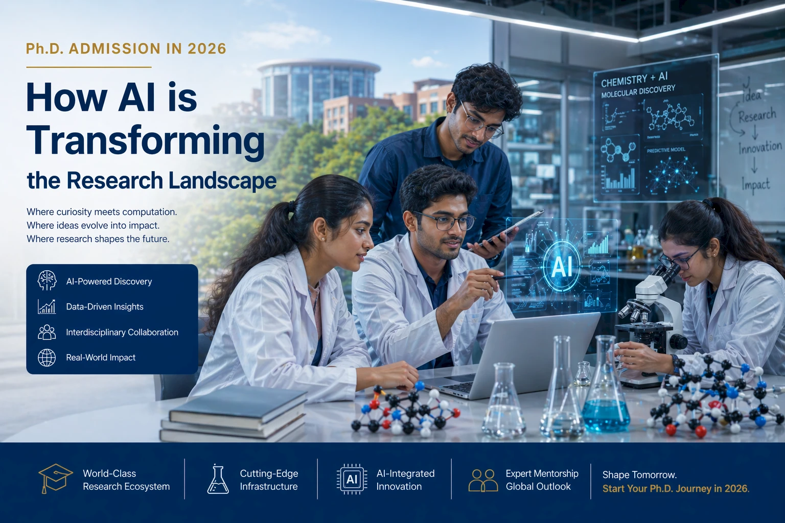 Ph.D. Admission 2026: How AI Is Transforming Research & Admission Process