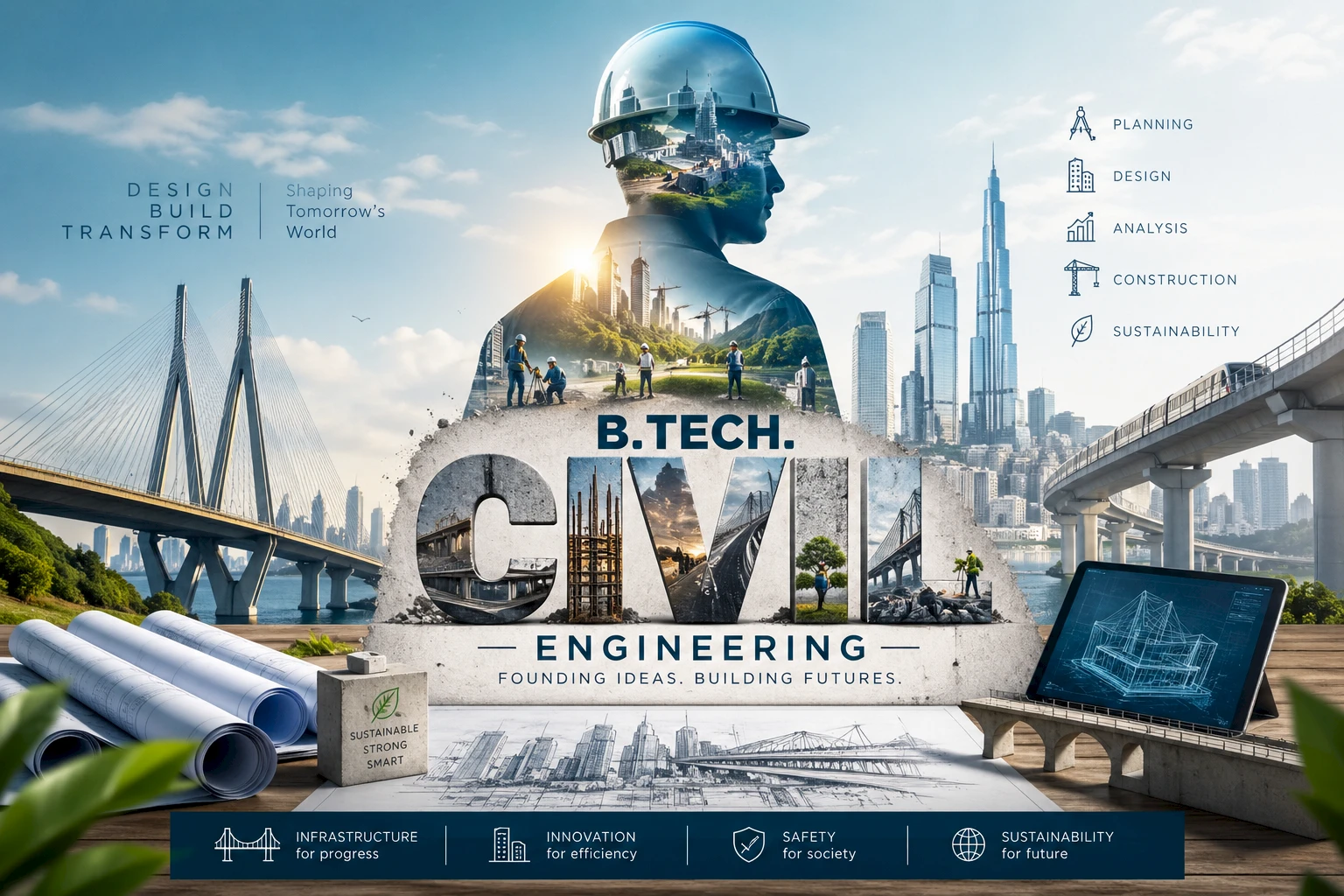 A modern snapshot of civil engineering innovation and infrastructure.