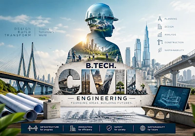B.Tech. Civil Engineering: Shaping the Future of Smart and Sustainable Cities