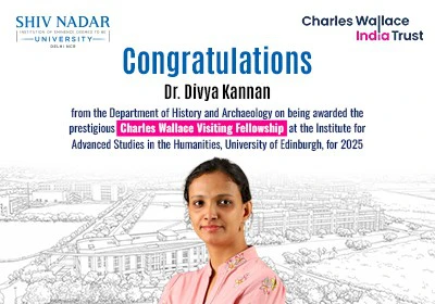 Dr. Divya Kannan Awarded Prestigious Charles Wallace Visiting Fellowship at University of Edinburgh
