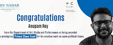Dr. Anupam Roy Receives the Prestigious Prince Claus CAREC Award 2025