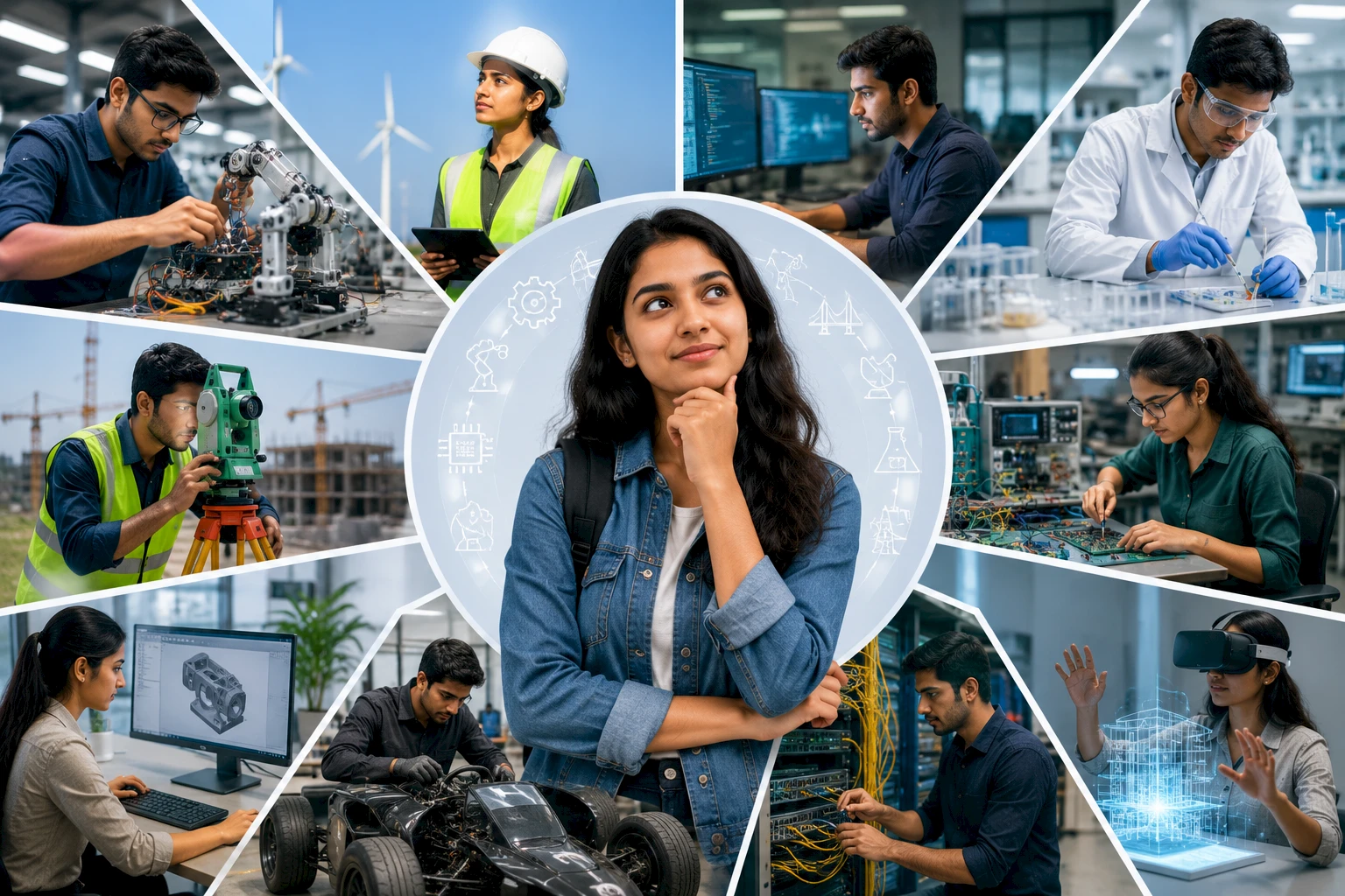 Explore engineering options based on your interests and career goals.