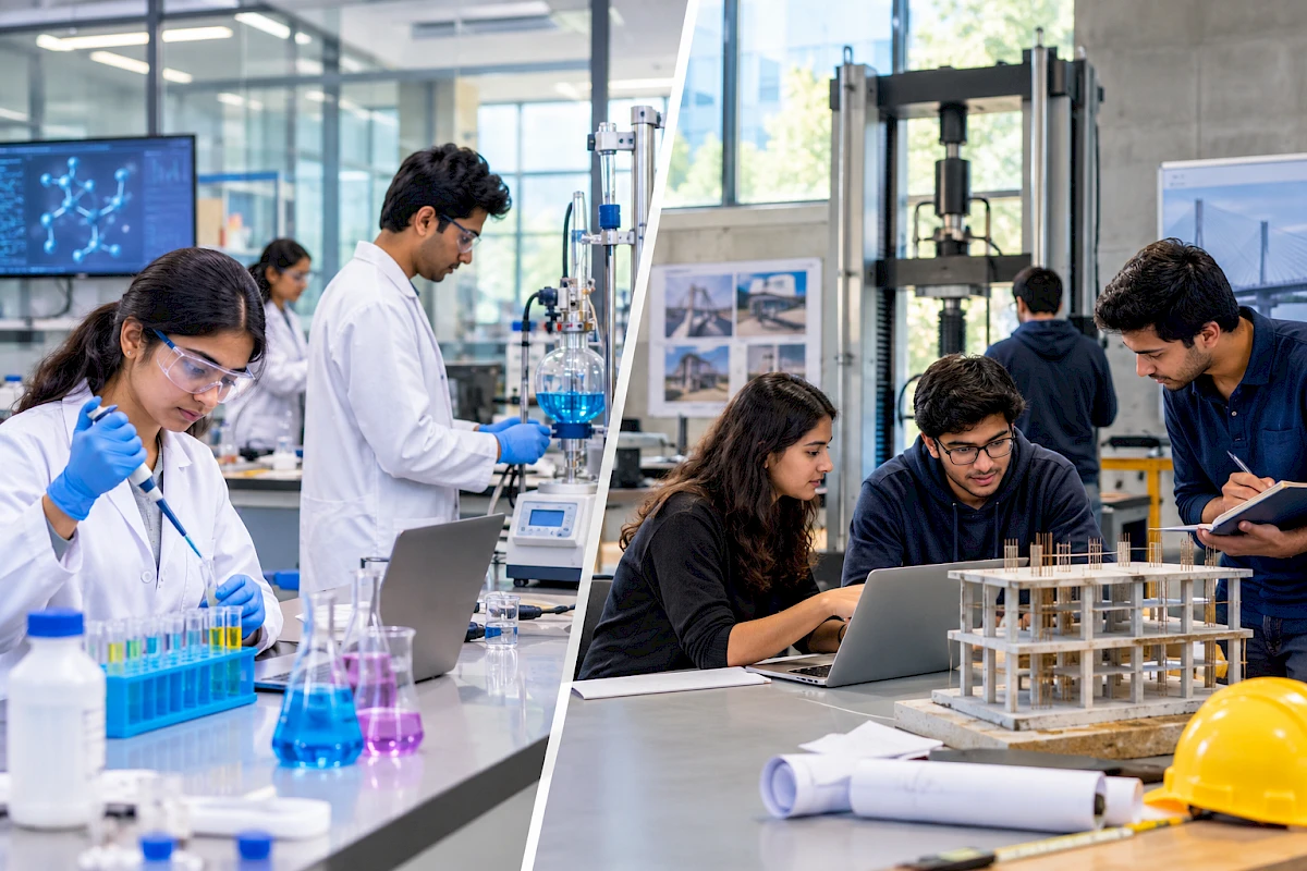 Explore the differences in skills, career paths, and opportunities to find the engineering branch that suits you best.