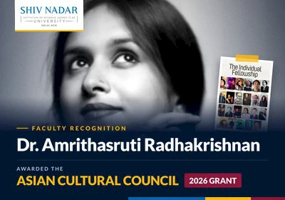 Dr. Amrithasruti Radhakrishnan Awarded Asian Cultural Council 2026 Grant