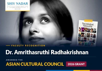 Dr. Amrithasruthi Radhakrishnan Awarded Asian Cultural Council 2026 Grant