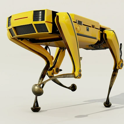 Reinforcement learning of quadruped at SE